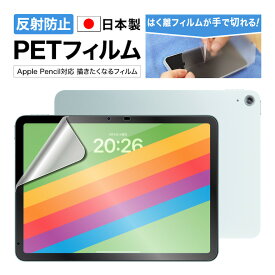 iPad Air 11インチ (M4/M3/M2) フィルム アンチグレア カメラフィルム付 日本製 マット 反射防止 映り込み防止 指紋防止 気泡消失 割れない 保護フィルム ASDEC アスデック NGB-IPA22-Z