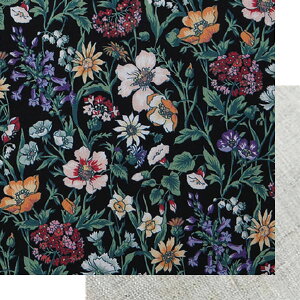 �N�b�V�����J�o�[ 45cm×45cm Liberty ���o�e�B�v�����g ���C�`�F���E���h�D BK�F