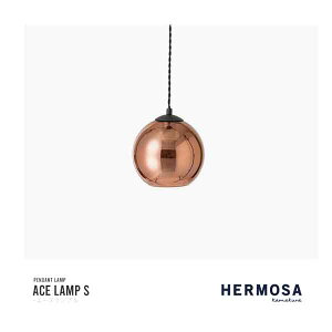 HERMOSA ACELAMPS COPPER �G�[�X�����vS 1�� �Ɩ� �n���T �y���_���g���C�g �J�b�p�[ LED�Ή� �y���֑O�n��������-OS�z