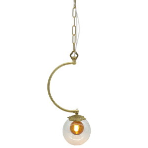 G9LED対応1灯シャンデリアセット 40W相当 ゴールド アンティーク ※電球付属