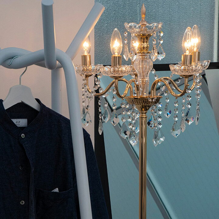 楽天市場】EMILIA エミリア フロアライト スタンド シャンデリア  