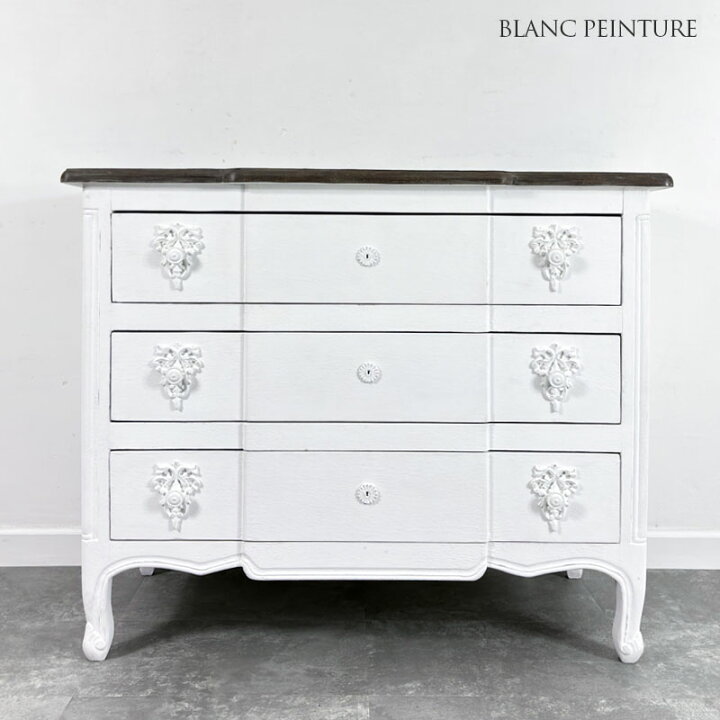 楽天市場】BLANC PEINTURE 3ドロワー3段引出しチェスト サイドボード 