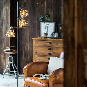 ARTWORKSTUDIO STAINED GLASS SHADE �`�F�b�J�[�V�F�C�h �V�F�[�h�m�~ 0400-li-aw-0060