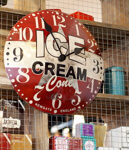 ARTWORKSTUDIO v |v Ǌ|v Ice cream advertising clock (ACXN[Aho^CWONbN) 0400-zk-TR-4285