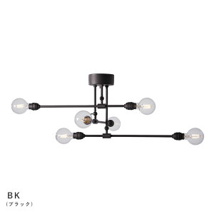 Laiton 6 ceiling light Cg6V[OCg ydʔzyLEDΉzy֑On-OSz