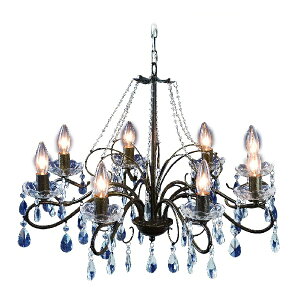 ubNJ[VfA Black Color Chandelier M @0202-li-op-002-8