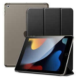 【クーポン利用で10%OFF】ESR iPad ケース 第 9 8 7 世代 2021 2020 2019 ウェイク機能 半透明 薄型 軽量 傷防止 ハードカバー タブレット スタンド