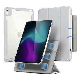 ESR iPad Air 5 Air 4 iPad 10.9 タブレットケース タブレット スタンド マグネットカバー 調節可能 スタンド Pencil 2対応 三つ折り