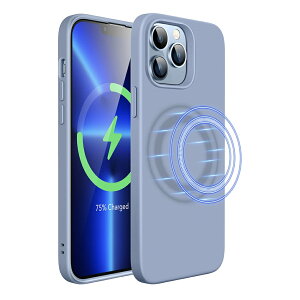 ESR iPhone 13 Pro Max �P�[�X �V���R���P�[�X MagSafe�Ή� ���C �[�d �_�� HaloLock�t�� �Ռ��z�� �ČRMIL�K�i SGS�F�� �J�����K�[�h�t��