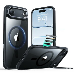 ESR iPhone17 �P�[�X 17 17Pro 17ProMax iPhone Air �P�[�X Magsafe�Ή� �J�o�[ �X�^���h �Ռ� �R�pMIL�K�i MagSafe �X�^���h �}�O�Z�[�t �A�C�t�H��17 iPhone17Pro�P�[�X iPhone17Promax iPhone17�P�[�X �X�^���h �N���A�P
