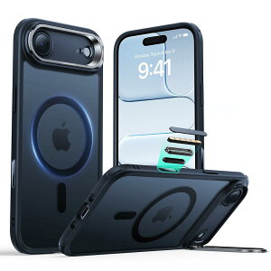 ESR iPhone17 �P�[�X 17 17Pro 17ProMax iPhone Air �P�[�X Magsafe�Ή� �J�o�[ �X�^���h �Ռ� �R�pMIL�K�i MagSafe �X�^���h �}�O�Z�[�t �A�C�t�H��17 iPhone17Pro�P�[�X iPhone17Promax iPhone17�P�[�X �X�^���h �N���A�P