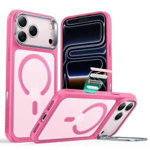 ESR iPhone17 �P�[�X 17 17Pro 17ProMax iPhone Air �P�[�X Magsafe�Ή� �J�o�[ �X�^���h �Ռ� �R�pMIL�K�i MagSafe �X�^���h �}�O�Z�[�t �A�C�t�H��17 iPhone17Pro�P�[�X iPhone17Promax iPhone17�P�[�X �X�^���h �N���A�P