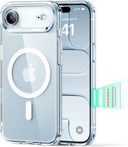 ESR iPhone17 �N���A�P�[�X �K���X�t�B���� �t�� iPhone17Pro �N���A�P�[�X iPhone 17 Pro Max iPhone Air �N���A�P�[�X magSafe�Ή� iPhone Air �N���A�P�[�X iPhone 17 17Pro 17ProMax Air �}�O�Z�[�t ���� �N���A