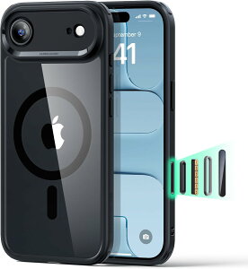 ESR iPhone17 �N���A�P�[�X �K���X�t�B���� �t�� iPhone17Pro �N���A�P�[�X iPhone 17 Pro Max iPhone Air �N���A�P�[�X magSafe�Ή� iPhone Air �N���A�P�[�X iPhone 17 17Pro 17ProMax Air �}�O�Z�[�t ���� �N���A