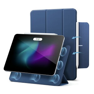 ESR iPad �P�[�X �^�u���b�g �X�^���h �}�O�l�b�g�J�o�[ iPad Air 5 4 ���߉\ �^�u���b�g �X�^���h �O�܂�