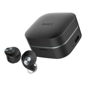 AVIOT TE-Q3R �A�_�v�e�B�u�m�C�Y�L�����Z�����O ���C�����X �C���z�� Bluetooth 5.3 �}���`�|�C���g�Ή� �ʘb�p�}�C�N���� ��×p�V���R���̗p �ő�42���ԍĐ� �O���捞 IPX4�h��