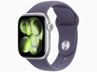 【新品未開封】Apple Watch Series 11 GPSモデル 46mm MEVA4J/A [シルバー・パープルフォグスポーツバン…