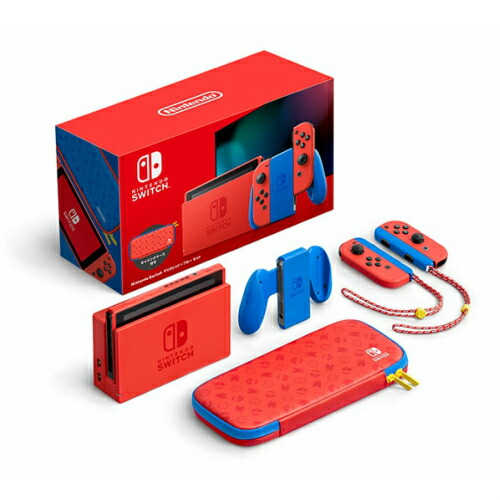 Nintendo Switch お求めやすく価格改定 マリオレッド×ブルー 新品 セット 大幅にプライスダウン
