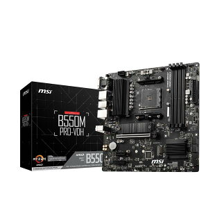 �y�V�i�zMSI B550M PRO-VDH AMD Ryzen 5000/4000G/3000�V���[�Y�v���Z�b�T�Ή� Socket AM4 DDR4 PCIe4.0�Ή� Micro-ATX �}�U�[�{�[�h MB6468�y���j���ȊO���������z�y���������z