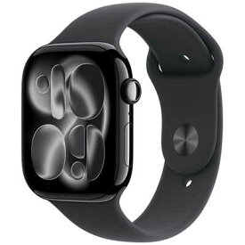 【新品未開封】Apple Watch Series 11 GPSモデル 46mm MEUW4J/A [ジェットブラック・ブラックスポーツバンド S/M]【日曜日以外即日発送】【送料無料】