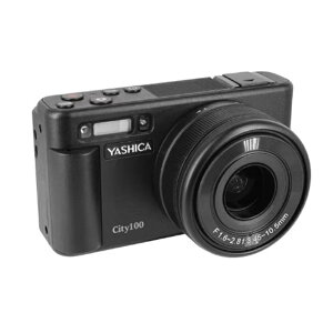 �y�V�i�zYASHICA City 100 YAS-DGC100-BK�f�W�^���J���� [��]�y���j���ȊO���������z�y���������z
