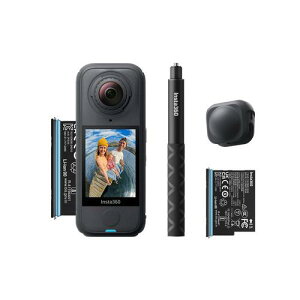 �y�V�i�zInsta360 X4 Air �X�^�[�^�[�L�b�g [�O���t�@�C�g�u���b�N]�y���j���ȊO���������z�y���������z