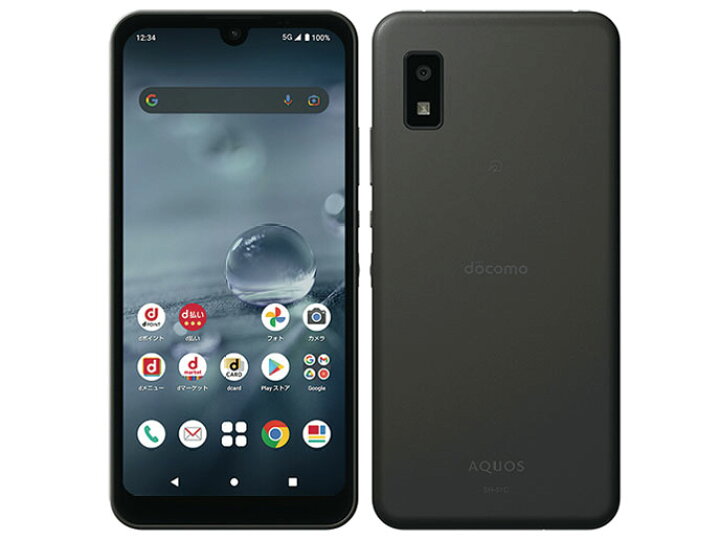 楽天市場】【新品未使用】AQUOS wish2 SH-51C [チャコール] docomo版 