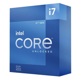 【新品】intel Core i7 12700KF BOX BX8071512700KF