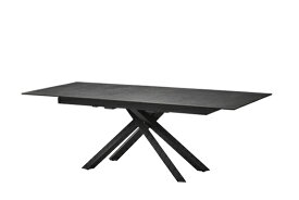 伸長式セラミックテーブル 石目柄グレー 160cm 200cm ダイニングテーブル 伸張式 グレー 食卓テーブル