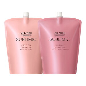 資生堂 サブリミック エアリーフロー シャンプー 1800ml + エアリーフロー(T) トリートメント 1800g 各1個 セット 詰替え