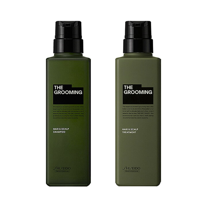 楽天市場 各1個セット ザ グルーミング シャンプー 500ml トリートメント 500g The Grooming メンズ 男性用 ヘア スカルプケア 資生堂プロフェッショナル Beaufa