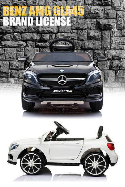楽天市場 レンタル 乗用玩具 乗用ラジコン Benz Gla45 Amg ベンツ正規ライセンス ペダルとプロポで操作可能な電動ラジコンカー 乗用玩具 子供 おもちゃ ラジコンカー 電動乗用玩具 電動乗用ラジコンカー リングガール リングボーイ ベンツgla45 ブラック