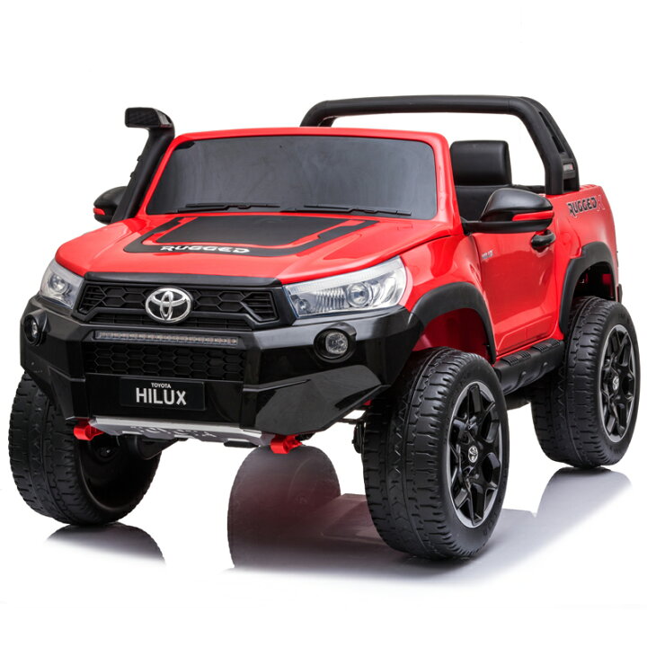 楽天市場】史上最強の4WD 乗用玩具乗用ラジコン TOYOTA HILUX RUGGED X 