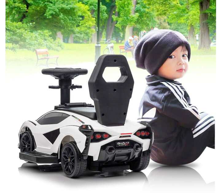 楽天市場】電動乗用玩具 乗用玩具 車 ランボルギーニ シアン 