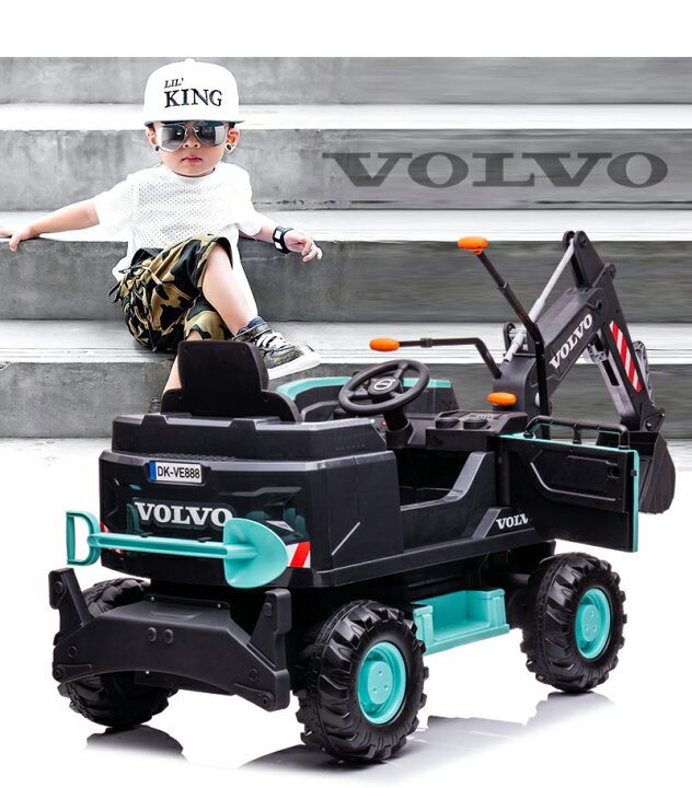 楽天市場】乗用ラジコン ショベルカー ボルボ VOLVO EXCAVATOR 2WD 