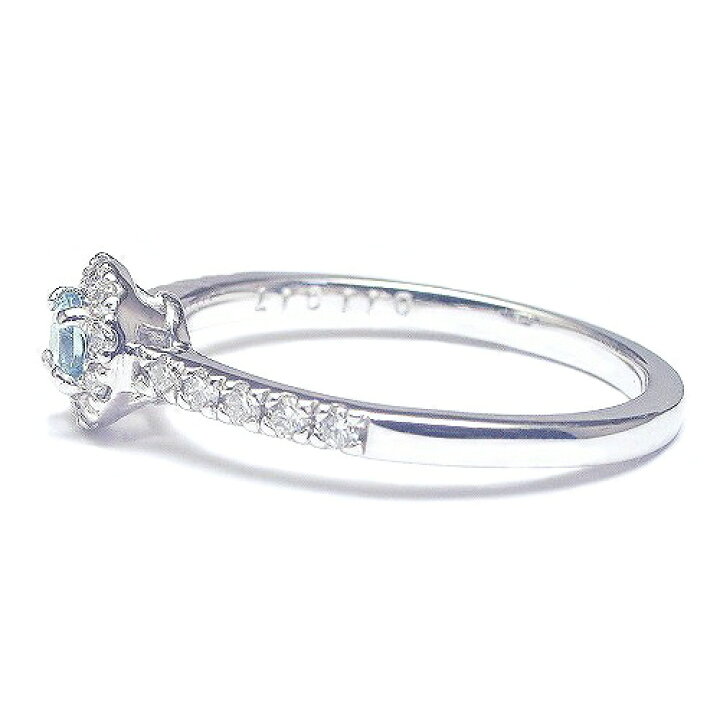 楽天市場】アクアマリン 一粒 ダイヤ 0.17ct【SIクラス G-Hカラー 