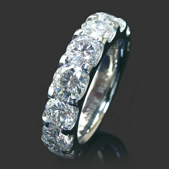 楽天市場】3.0ct 3カラット ダイヤモンド エタニティリング ダイヤ 