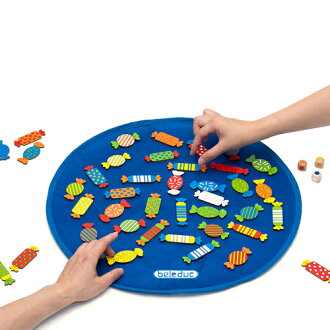 楽天市場 知育玩具 Bornelund ボーネルンド 社 ベルダック社 キャンディー キャッチャー ボードゲーム サイコロ アナログゲーム お誕生日 4歳 おうち時間 子供 木のおもちゃ コモック