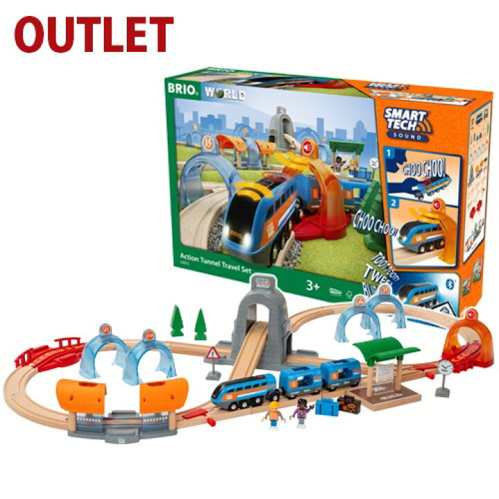 楽天市場】アウトレット品 木のおもちゃ ブリオ/BRIO WORLD 木製レール 