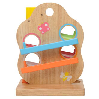 楽天市場 木のおもちゃ 知育玩具 Edute Baby Kids エデュテ Treeスロープ 出産祝い 誕生日 おもちゃ 1歳 男 女 おうち時間 子供 木のおもちゃ コモック