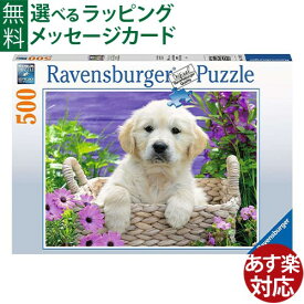 ジグソーパズル 500ピース 動物 大人用 Ravensburger ラベンスバーガー ゴールデンレトリバーの子犬 パズル おうち時間 子供