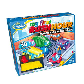 楽天市場 ボードゲーム アメリカ Thinkfun シンクファン 社 Myfirst Rush Hour マイファースト ラッシュアワー 日本正規品 脳トレ パズル 3歳 おうち時間 子供 木のおもちゃ コモック