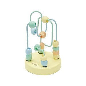 木のおもちゃ ルーピング おもちゃ 1歳 1歳半 2歳 型はめ パズル 知育玩具 ミニビーズコースター 知育 木製 女の子 ベビー 赤ちゃん 1歳誕生日プレゼント クリスマス プレゼント | Classic World