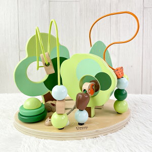 ルーピング 木のおもちゃ 森の動物 ルーピング おもちゃ 1歳 1歳半 2歳 型はめ パズル ボックス 知育玩具 ビーズコースター 知育 木製 女の子 ベビー 赤ちゃん 1歳誕生日プレゼント クリスマ