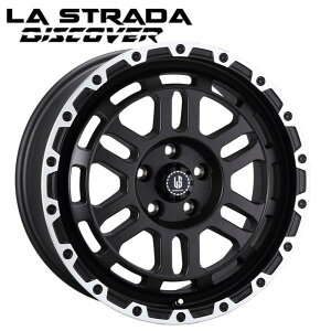 LA-STRADA DISCOVER (�� �X�g���[�_ �f�B�X�J�o�[) 17 x 7.0 +35 5H/110 WBRP (�����N���u���b�N �����|���b�V��) 65.1�� x 4�{�@���W�[�v �`�F���L�[ �R���p�X