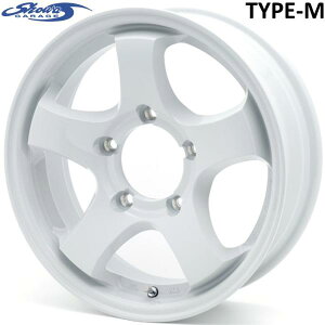 showaGARAGE�y�V���E���K���[�W�zTYPE-M 16x5.5 +20 5H/139.7 �z���C�g�iW00041�jx4�{�@���W���j�[ JB23W/JB64W