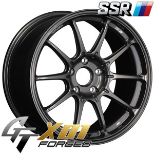 SSR GT X01 FORGED�i�W�[�e�B�[ �G�b�N�X�[������ �t�H�[�W�h�j 18×9.5J +45 5H/120 FACE�FSMI GT�K�����^�iGT GUNMETAL�j×4�{