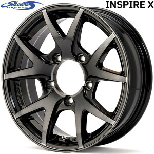 showaGARAGE�y�V���E���K���[�W�zINSPIRE X�i�C���X�p�C�A�e���j16x5.5 +20 5H/139.7 �u���b�N�|���b�V���iW00221�jx4�{�@���W���j�[ JB64W/JB23W