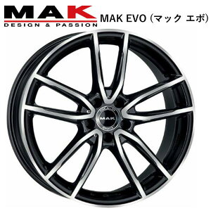 MAK EVO (�}�b�N �G�{) 18 x 8.0 +40 5H/112 BM (�u���b�N�~���[) 66.6����p x 4�{�@��A�N���X A35/A45 AMG(W177) C�N���X�I�[���e���C��(W206)