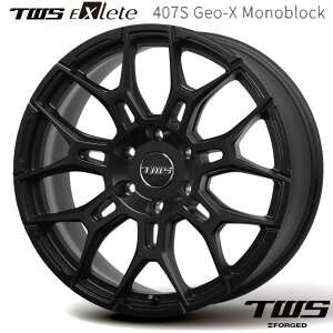 TWS EXlete 407S Geo-X Monoblock�i�G�N�X���[�g�E407S �W�I�N���X ���m�u���b�N�j20x9.0 +35 5H/120 �t�F�C�X2�t���b�g�u���b�N x4�{